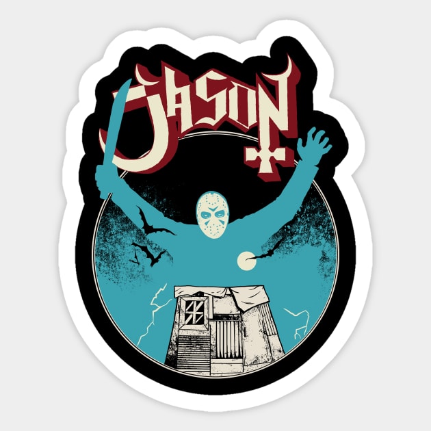 Ghost of crystal lake Sticker by joerock